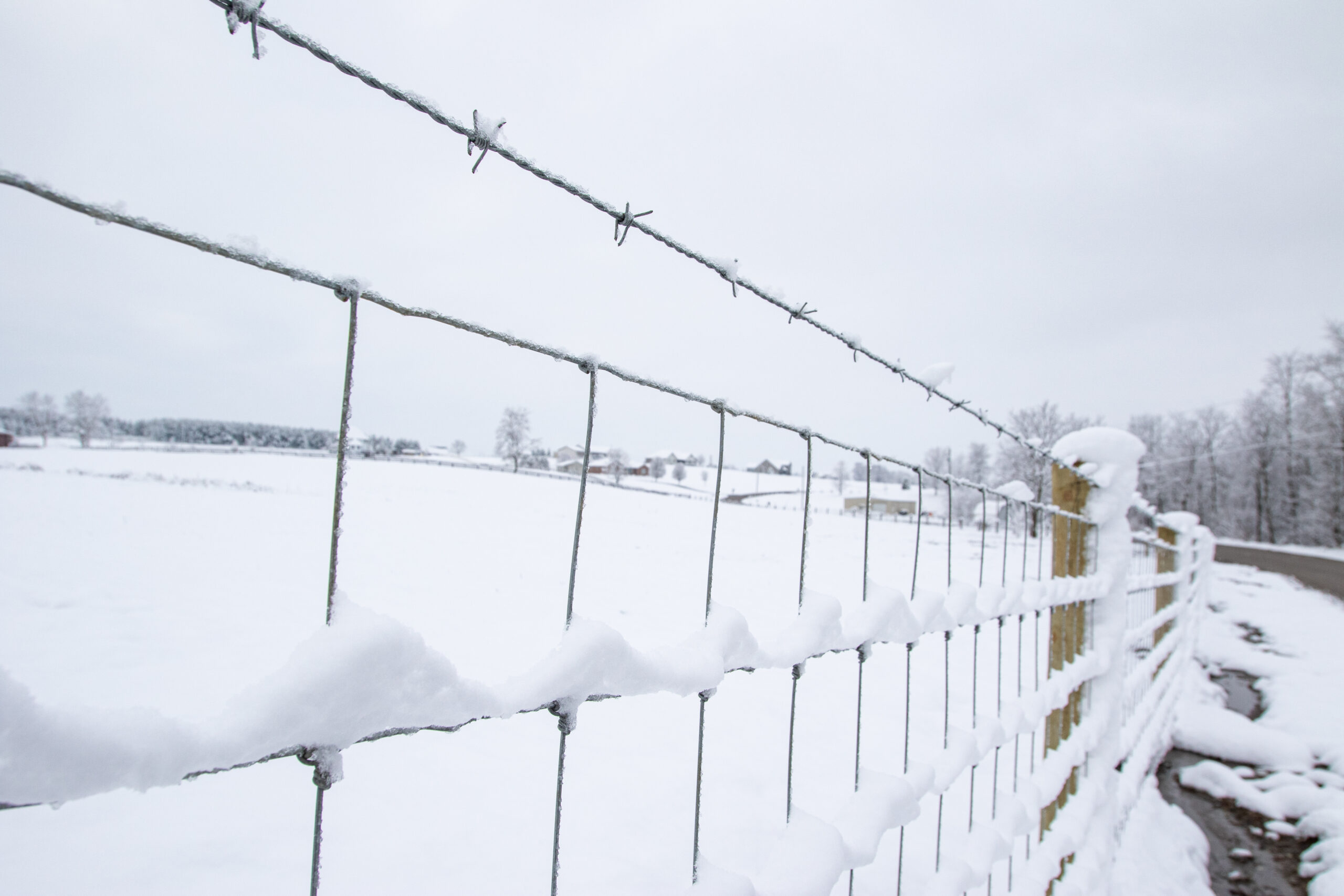 Woven Wire fence installation for farms, cattle & livestock in NJ
