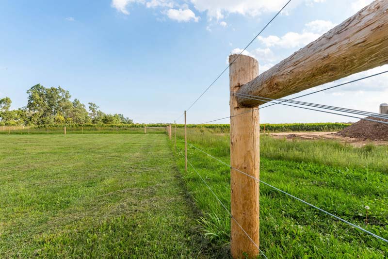High Tensile wire fence installation for farms & livestock in nj & eastern PA